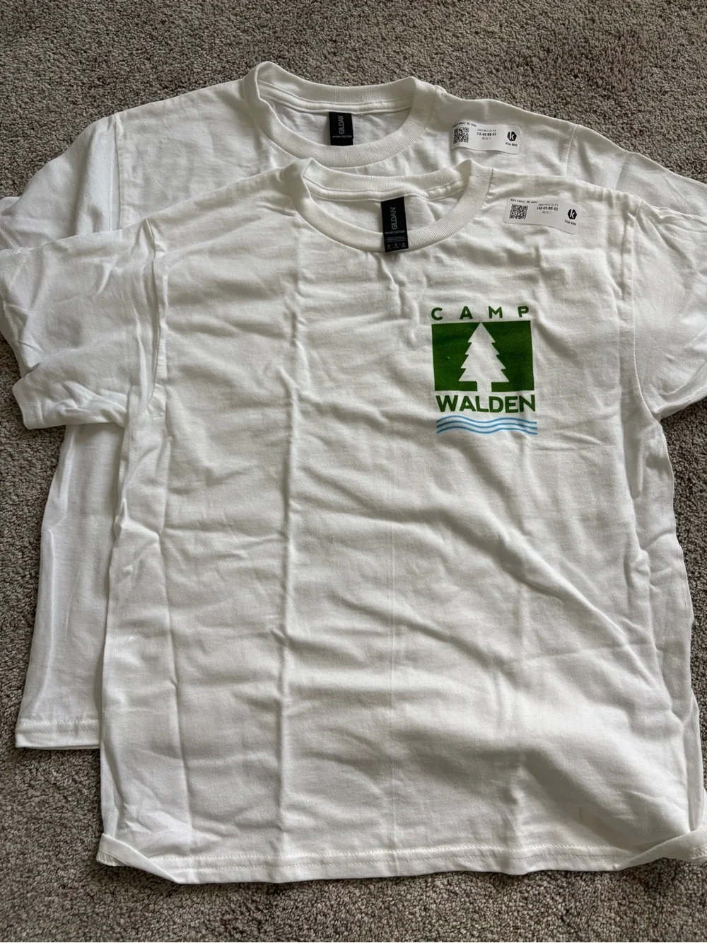 Camp Walden White Logo T-Shirt’s (2)- parent trap